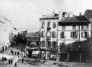 Il Cordusio all'angolo di via Orefici nel 1899